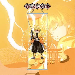 Anime Demon Slayer Wall Scroll Hang Poster Kimetsu No Yaiba Hanging Painting Picture