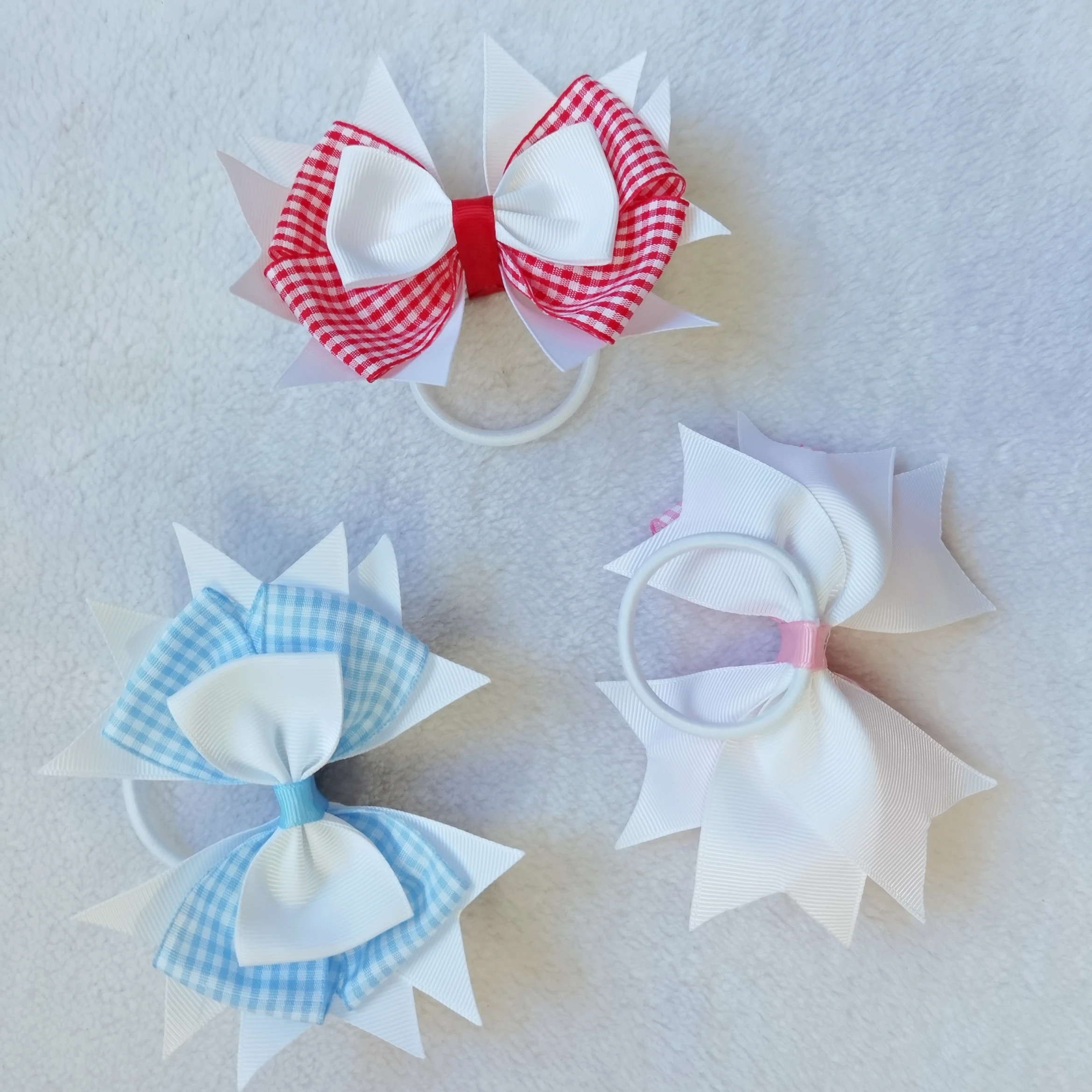 Factory Wholesale Kids Elastic Hair Rubber Bands Colorful Flower Animal Baby Girl Children Hair Tie