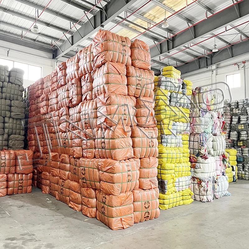 Mixed wholesale used clothes with 5-10years old kids windbreaker long cotton jacket 2nd hand clothing bales