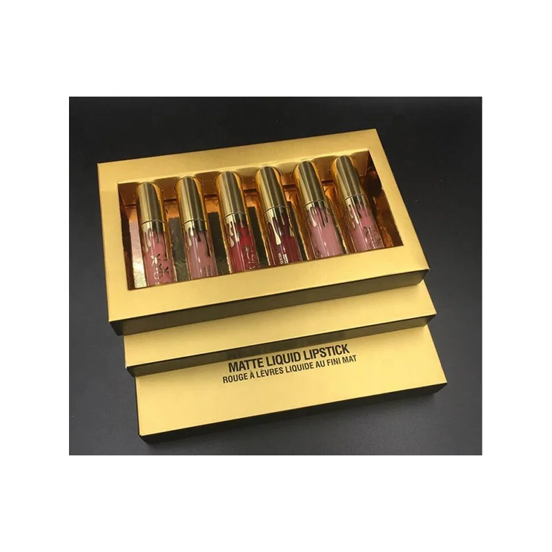 Высокое качество оптовая продажа упаковка блеска для губ индивидуальный логотип блеск упаковочная коробка