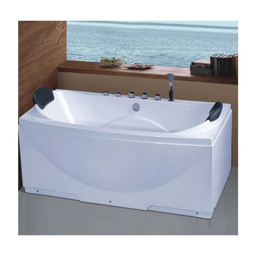 Custom design bathroom bath tub hot-saling massage bathtub for 2 person