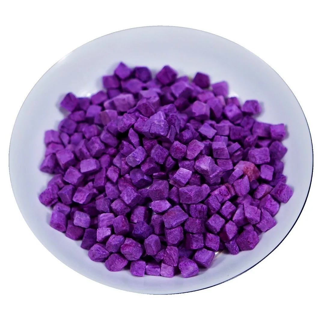 1Kg Foil Bag Delicious Freeze Dried Sweet Purple Potato Snack With 1 Year Shelf Life From Thailand