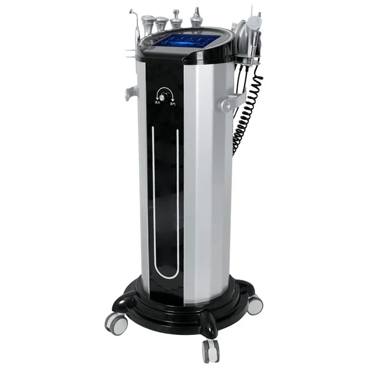 2024 Factory price spa salon metal handles with plastic chassis hydra jet peeling facial aqua facial oxygen beauty machine