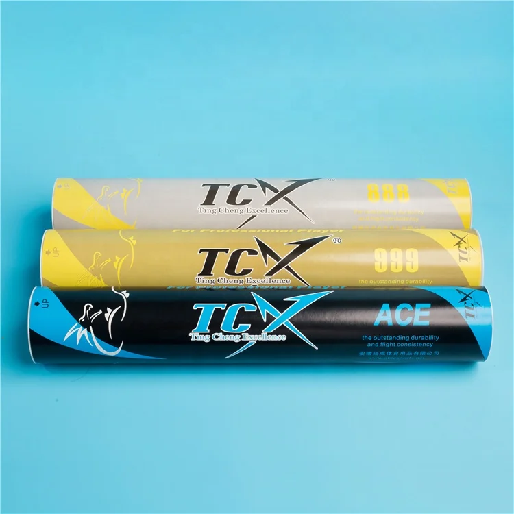 TCX 999 Wholesale Stable Durability Goose Feather Badminton Shuttlecock Suitable for Intermediate / Advanced Badminton  Players