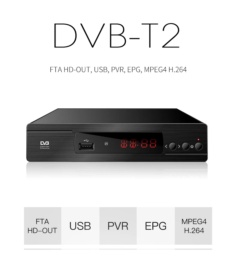 Oem Support Wifi dongle IPTV Mini TV Box GX TV Receiver Set Top Box Dvb-T2 digital set-top box