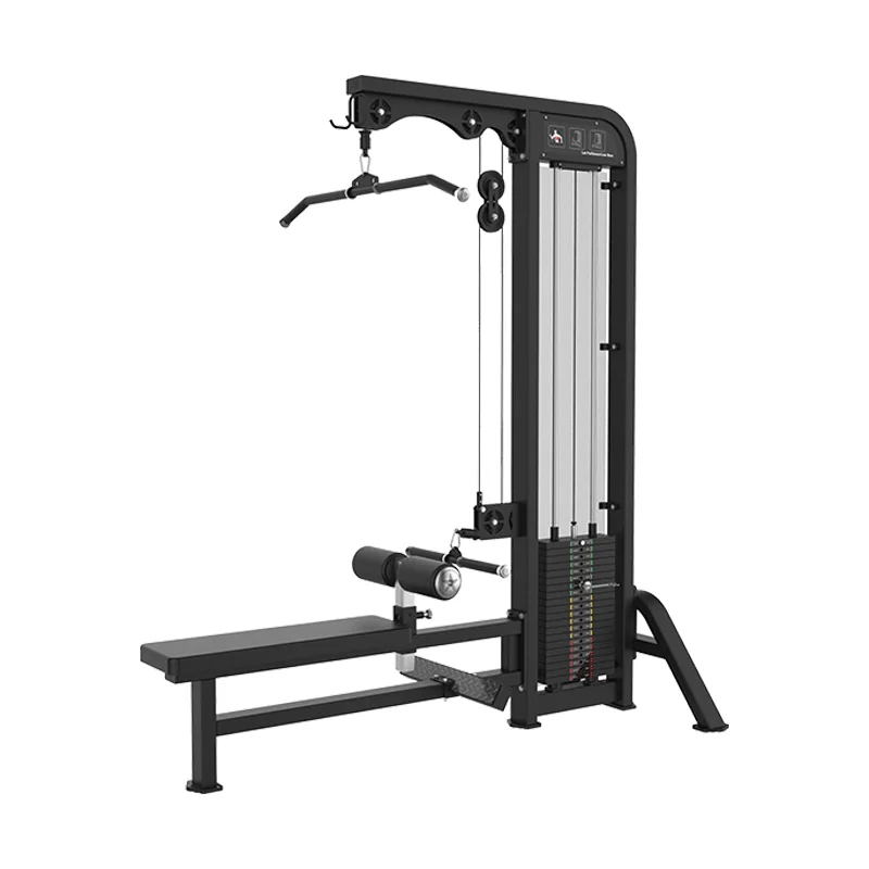 Fitness Bodybuilding Machine Pin Loaded Pulley Seated Low Row