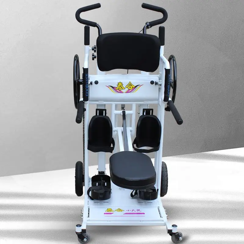 Manufacturer Direct Electric Wheelchair for Paraplegic Elderly Standing up Exercise Simulation Standing Aid for Disabled Walkers