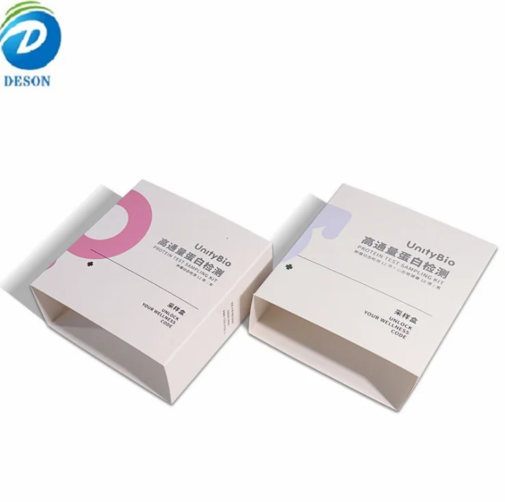 Deson Square Embossed Printed Recycled Wrapping Around Cardboard Folded Paper Pallet Sleeve Box for Cake Chocolate Lunch Food