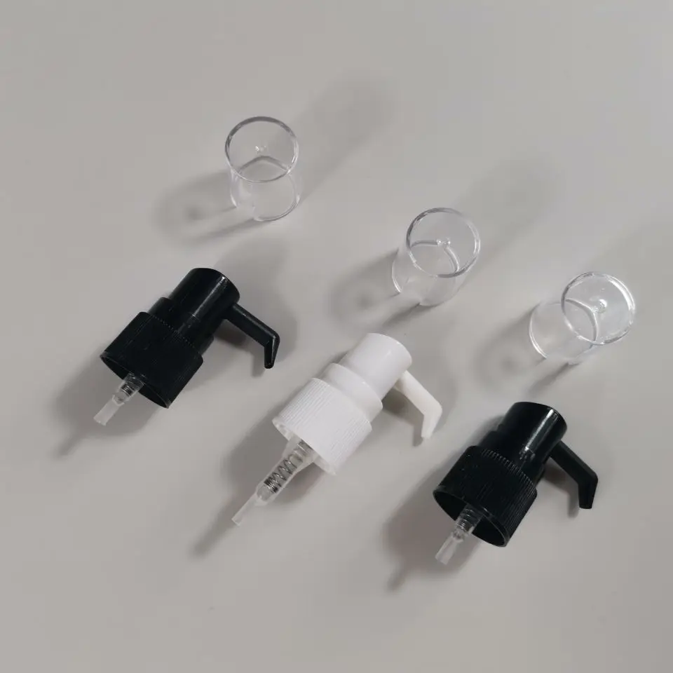 Custom White Black Plastic Short Nozzle Nasal Spray medical nasal spray