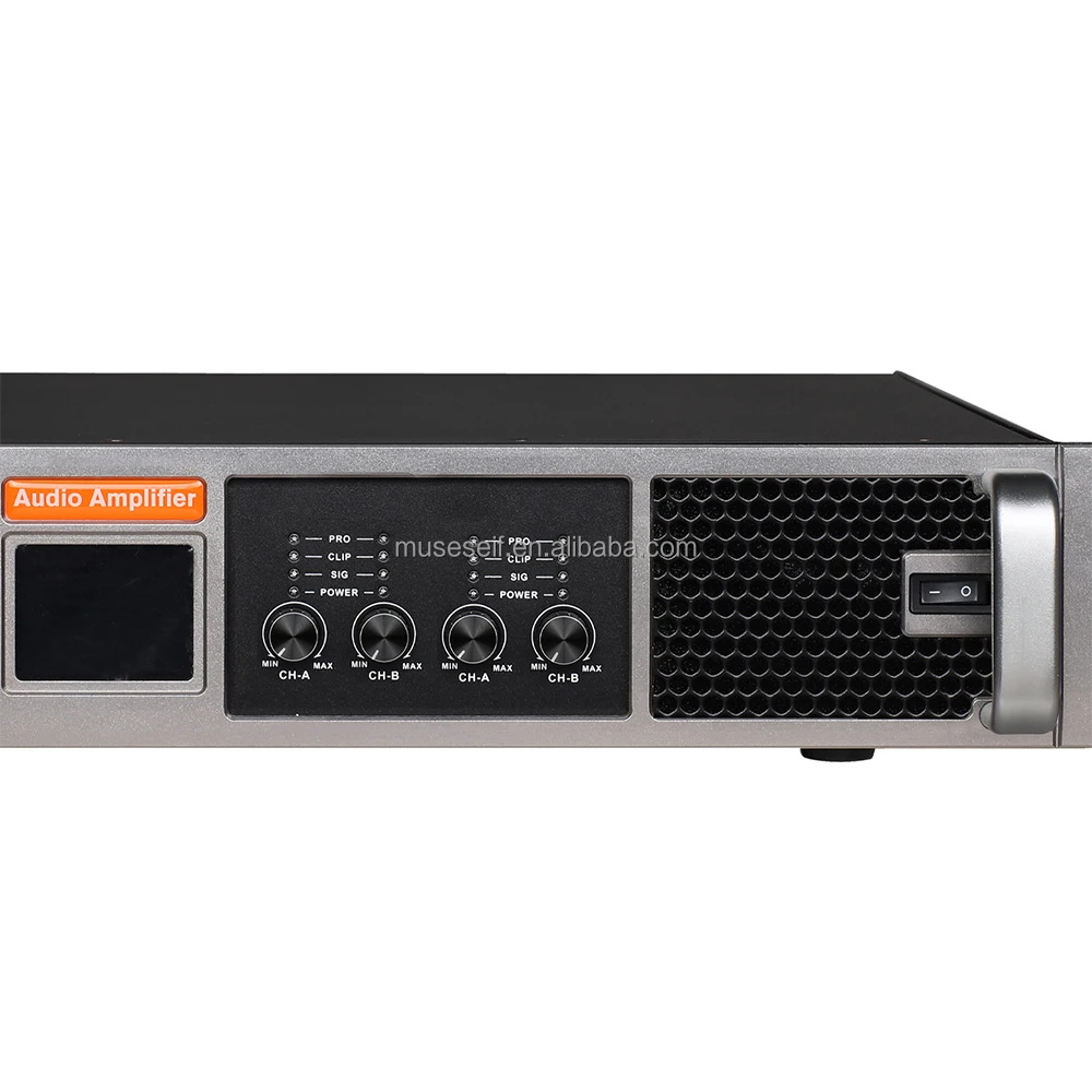 \ High Quality Class H Audio Power Amplifier RX-48 800W 4 Channel Stereo Audio Power Amplifier for Stage DJ