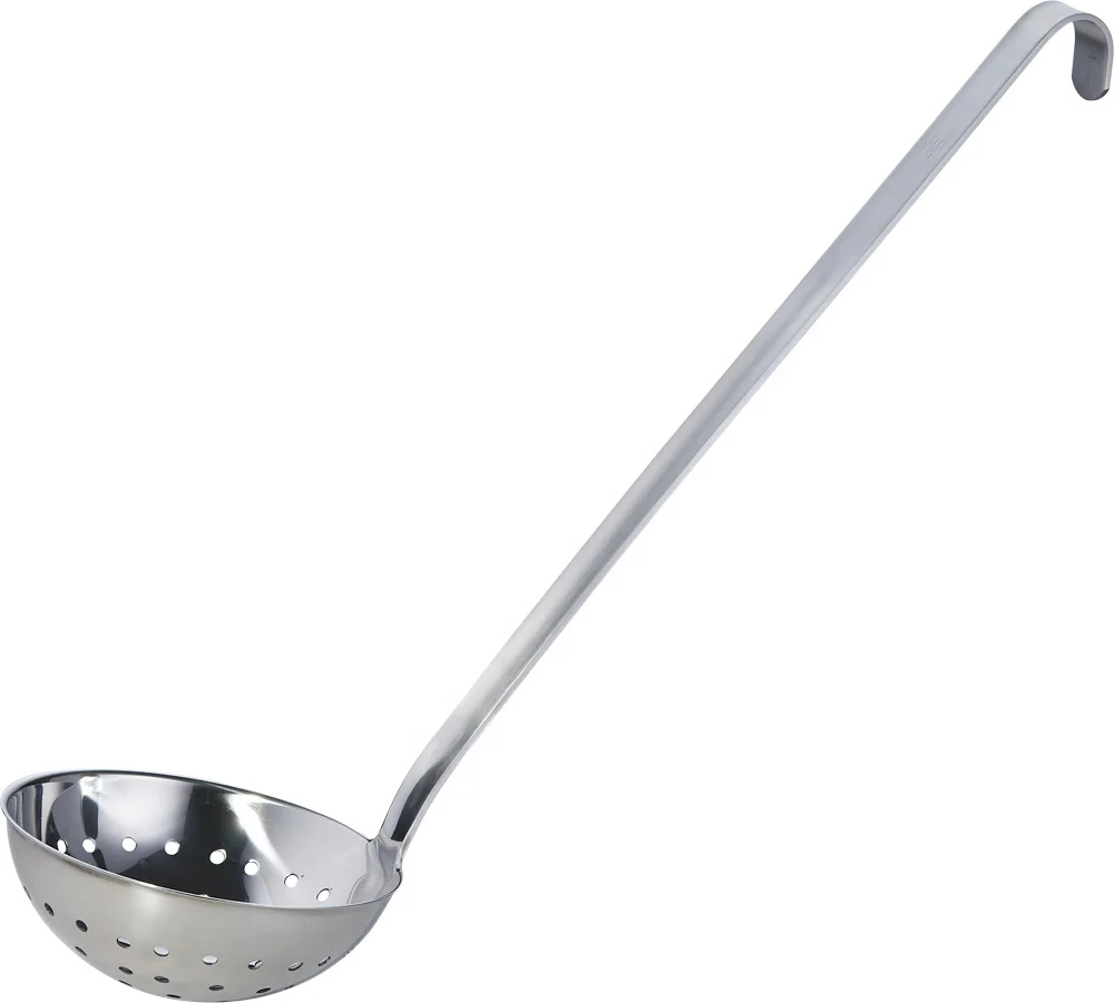 Кухонная утварь, кухонные принадлежности, 201/ 202 перфорированный ковш для супа из нержавеющей стали