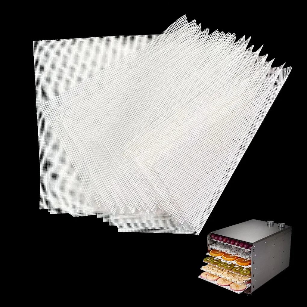 Silicone mesh Mattress Non-slip Pads Non-Stick Dehydrator Sheets for Food Dehydrator Freeze Dryer Reusable Steamer Tray Mat