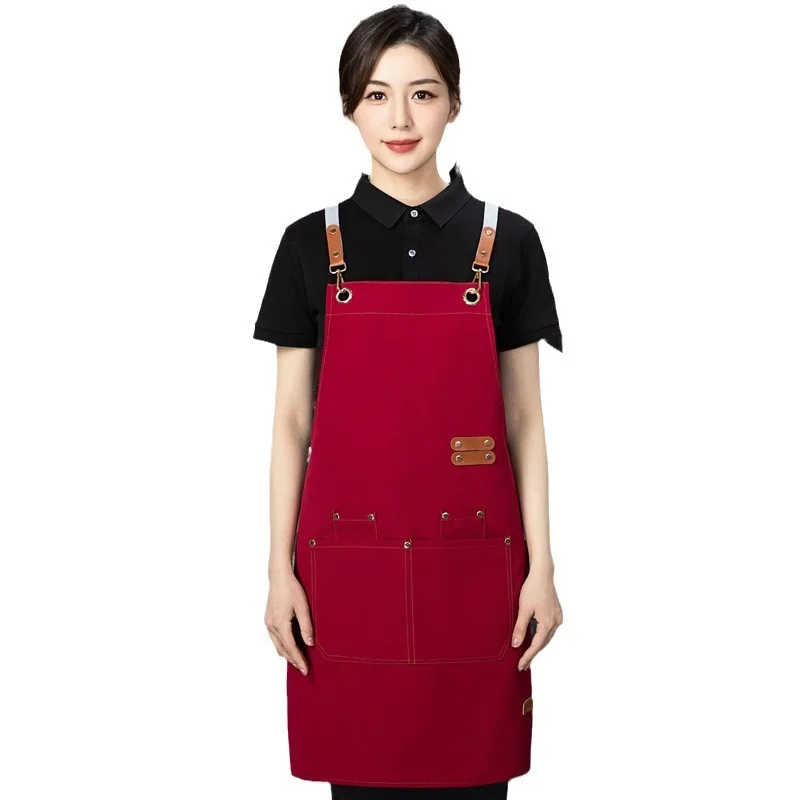 Waterproof and oil-proof cooking apron Kitchen apron