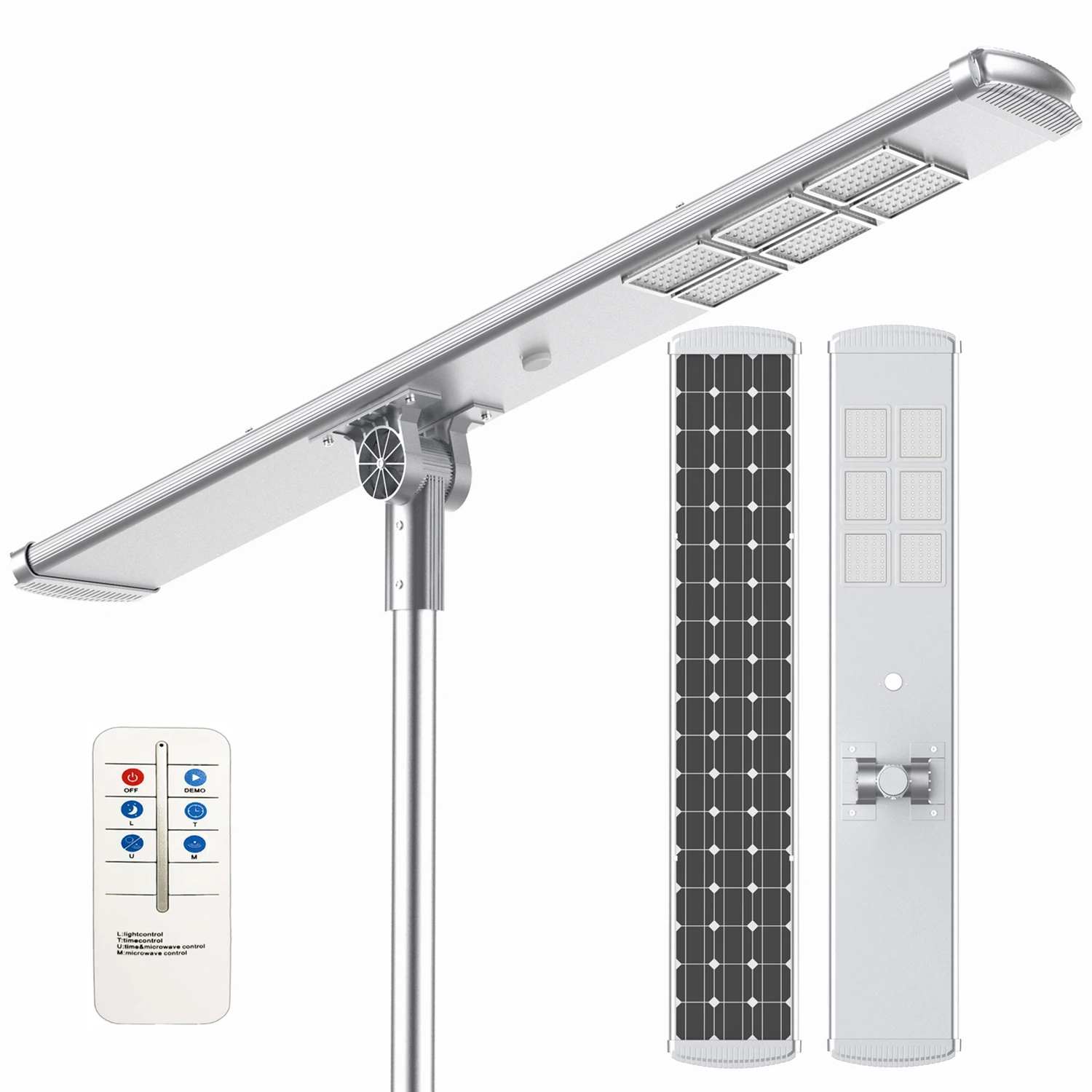 EXC Aluminium Alloy Solar Led Street Light 30W 50W 100W IP65 Road Lamp 12V Solar Led Street Lighting