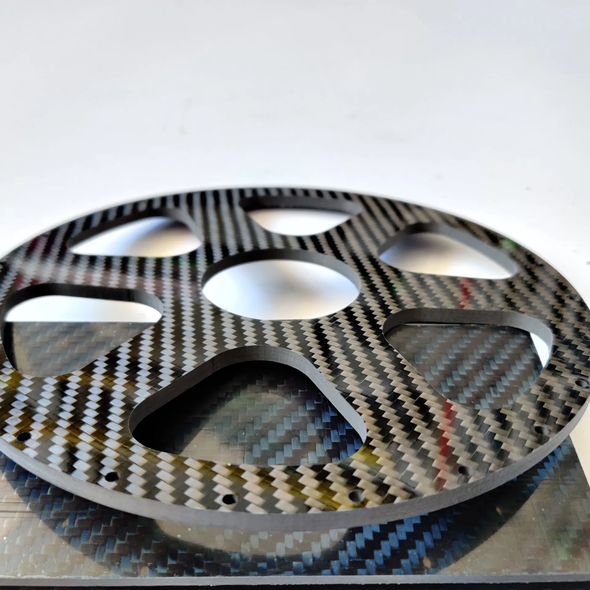 Hight quality Custom mini carbon fiber plate sheet tubes parts with laser cnc cutting service