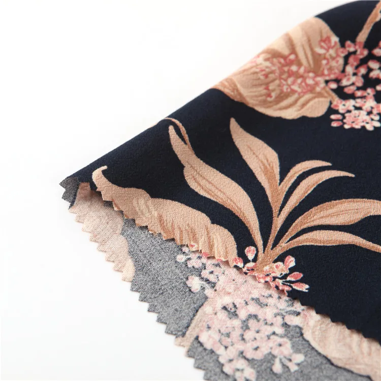 
luxury stretch flower printing tie dye textiles pure 100% cotton fabrics 