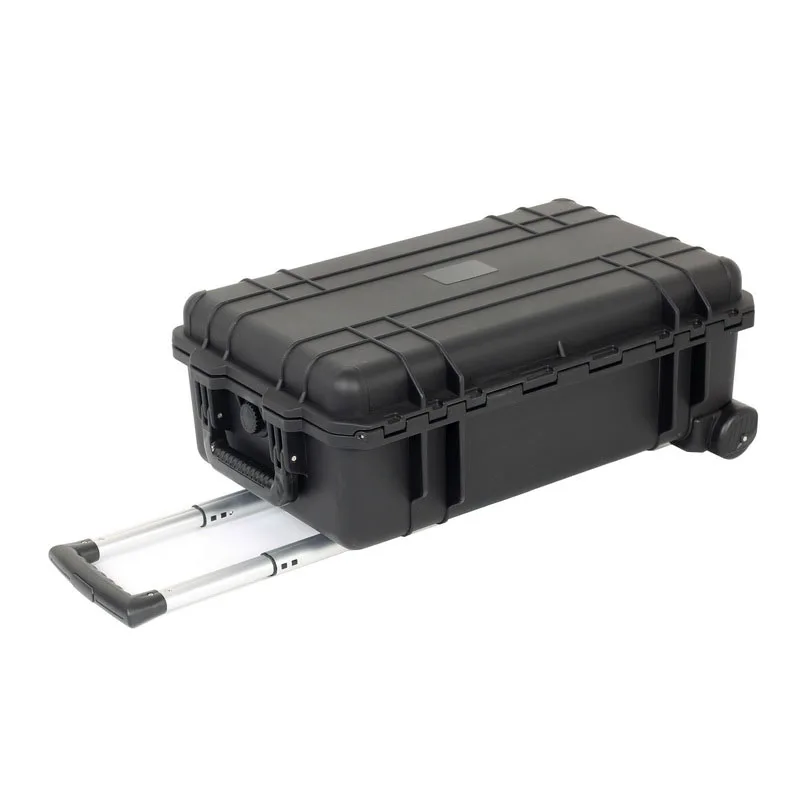 Factory Manufacturer Waterproof Hard Travel Case Trolley Toolbox with Wheels Plastic Flight Case
