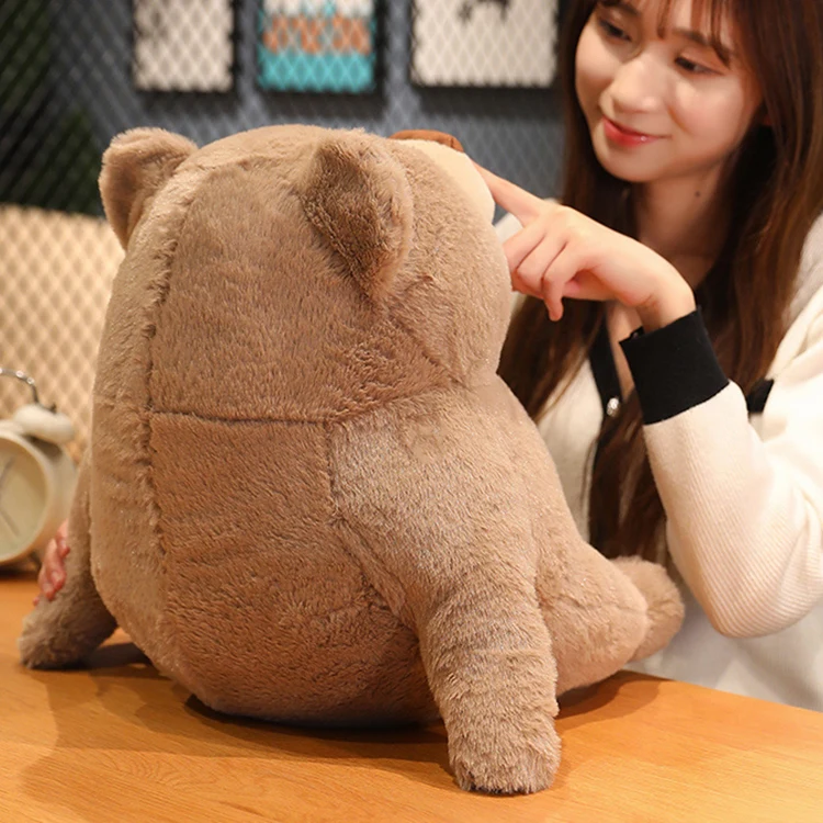 New Fat Series Animal Plush Toys Super Soft Stuffed Kawaii Panda/Bear Pillow Toy Plushie