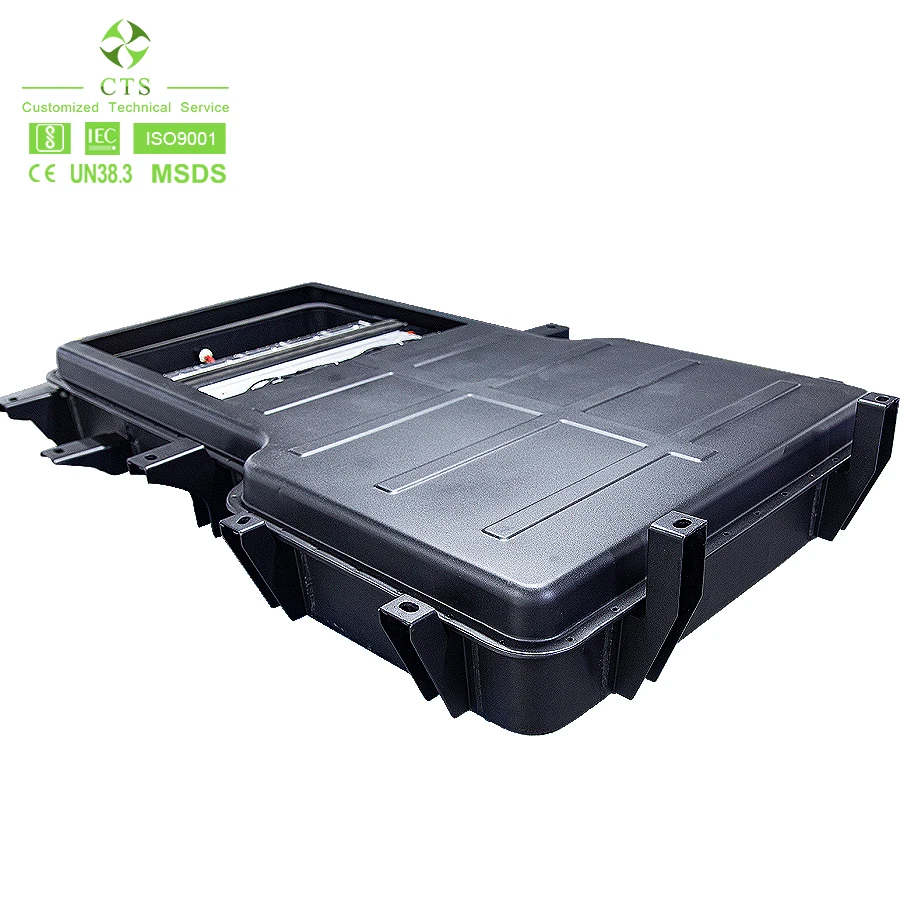 Built In Liquid Cooling System Electric Car Battery 355V 400V 96Ah 200Ah EV Car Battery Pack Display and Racks Smart BMS