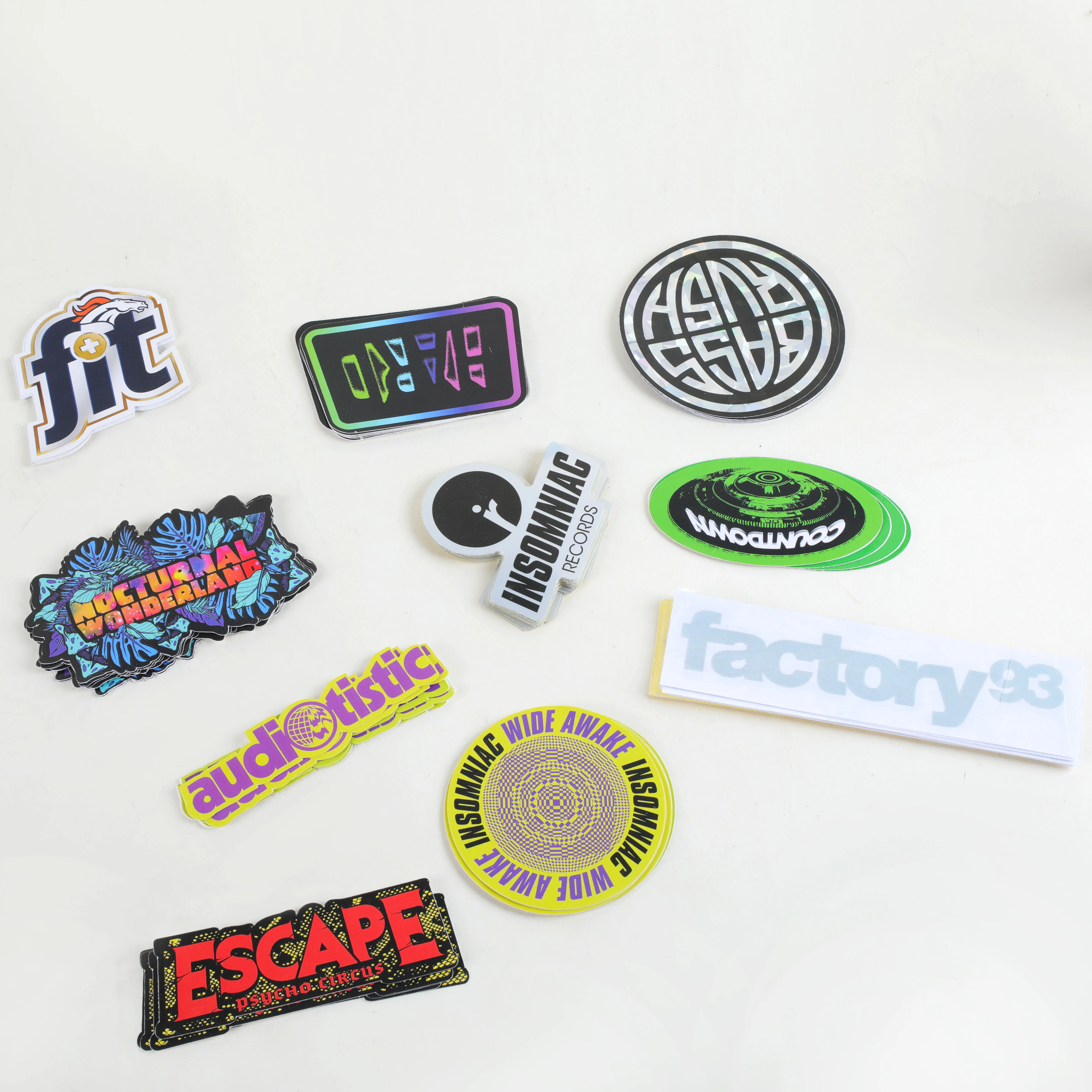 printing label vinyl holographic pvc uvproof sticker custom hologram holographic sticker for promotion