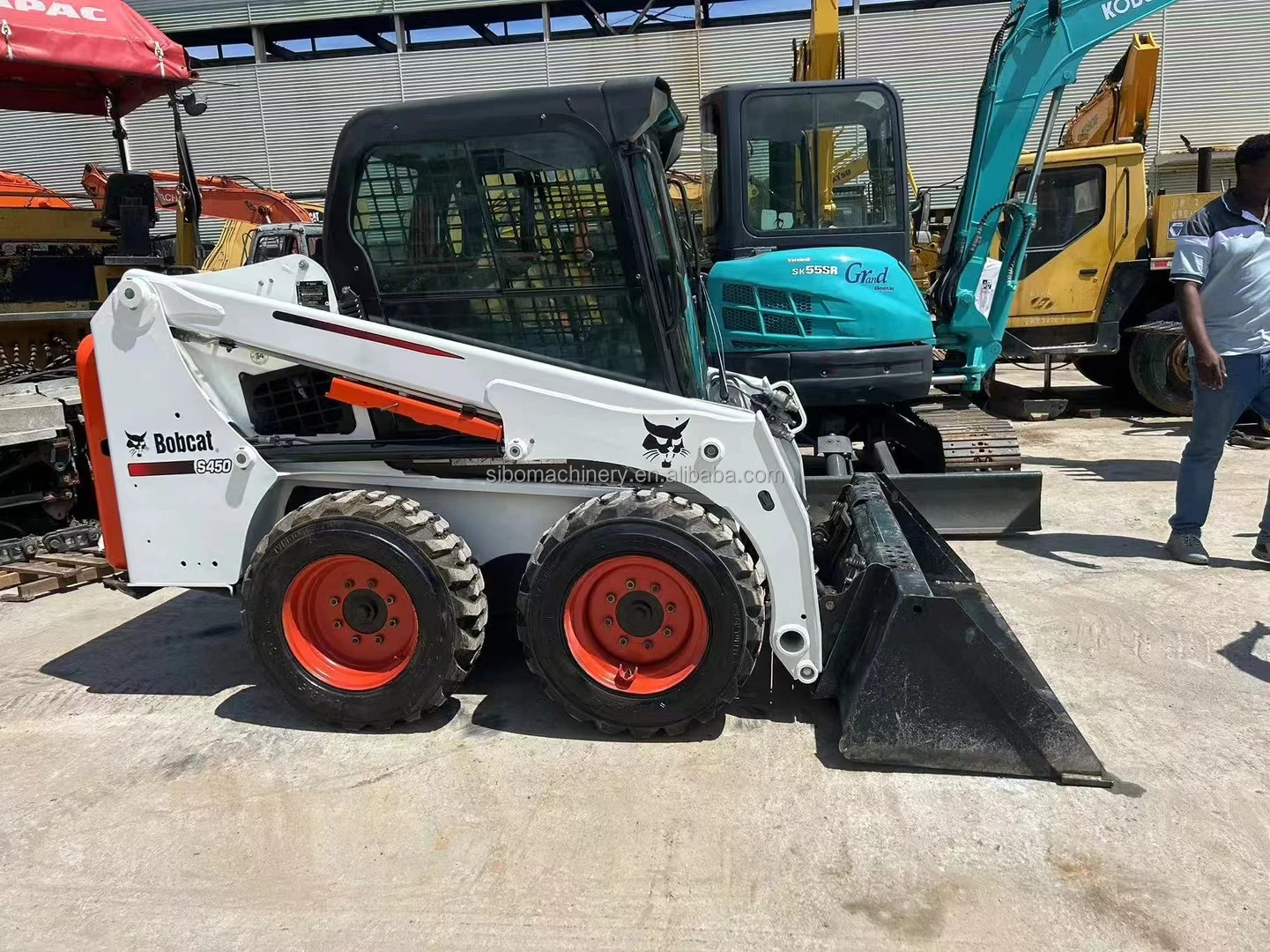 Мини-рулевой погрузчик Bobcat б/у ковш S450 S300 S350 S510 большой запас для продажи