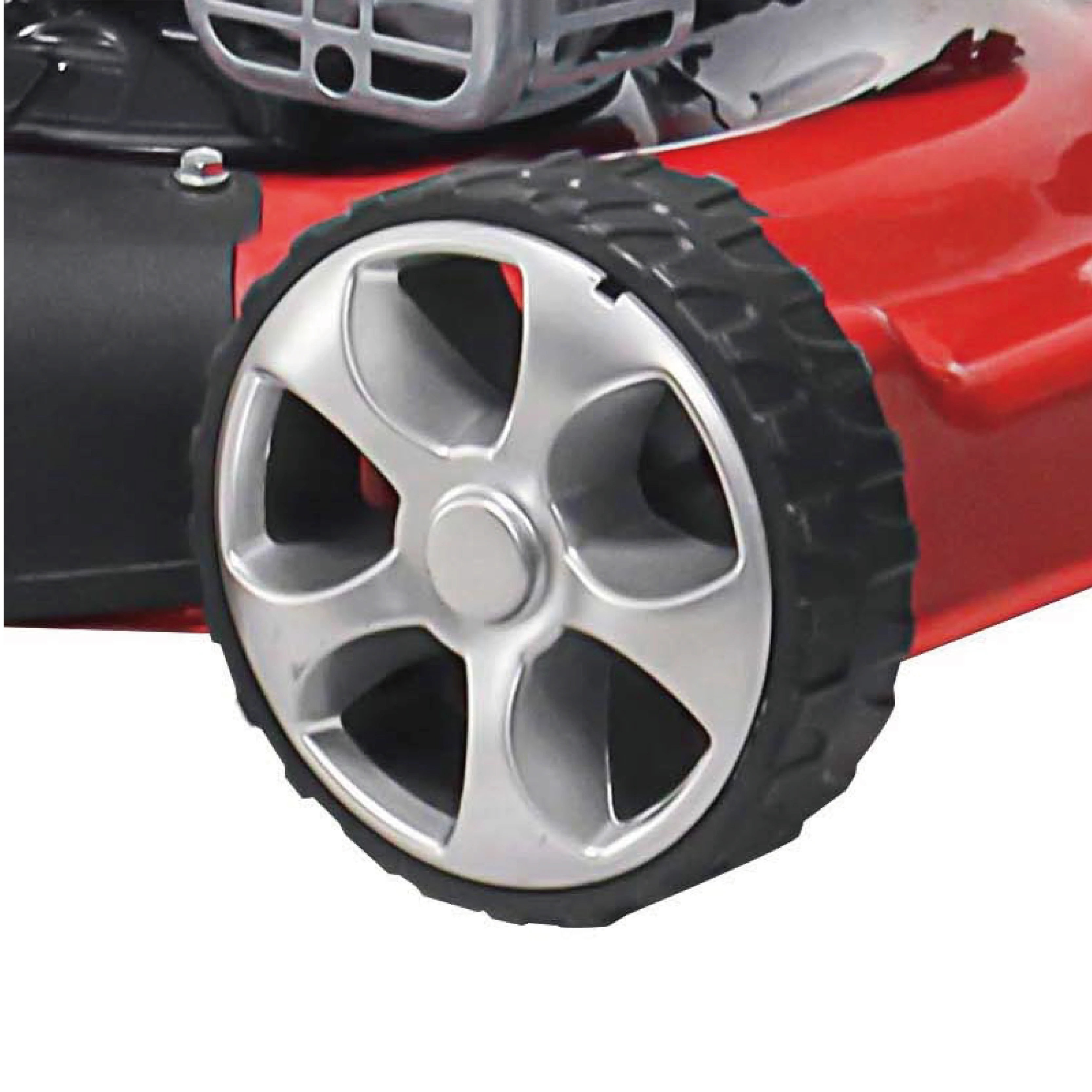 18 inch Garden machine side discharge hand push 4  wheels Individuel adjusting  LM46C4-08P6 gas lawn mower