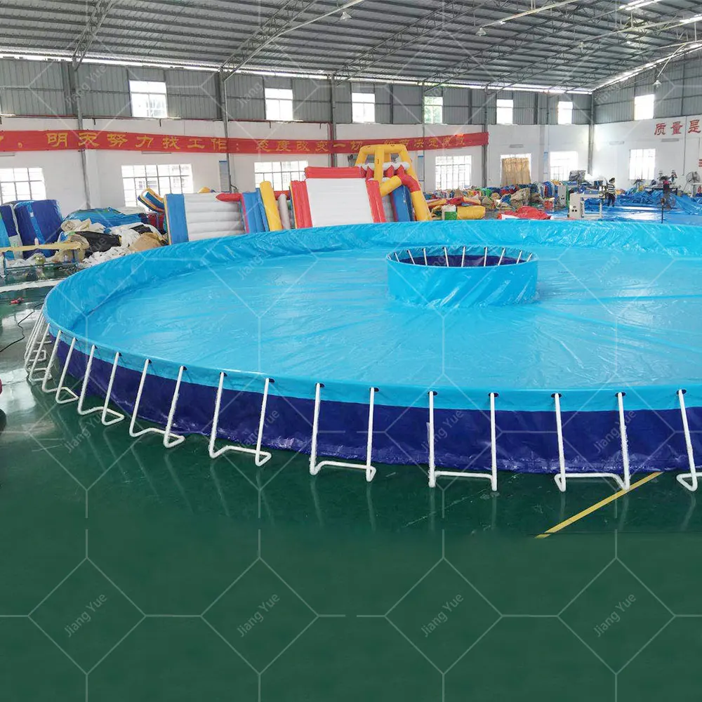 Metal Frame Rectangular Round Swimming Pool Set Above Ground Swimming Pools Portable Frame Pool Set