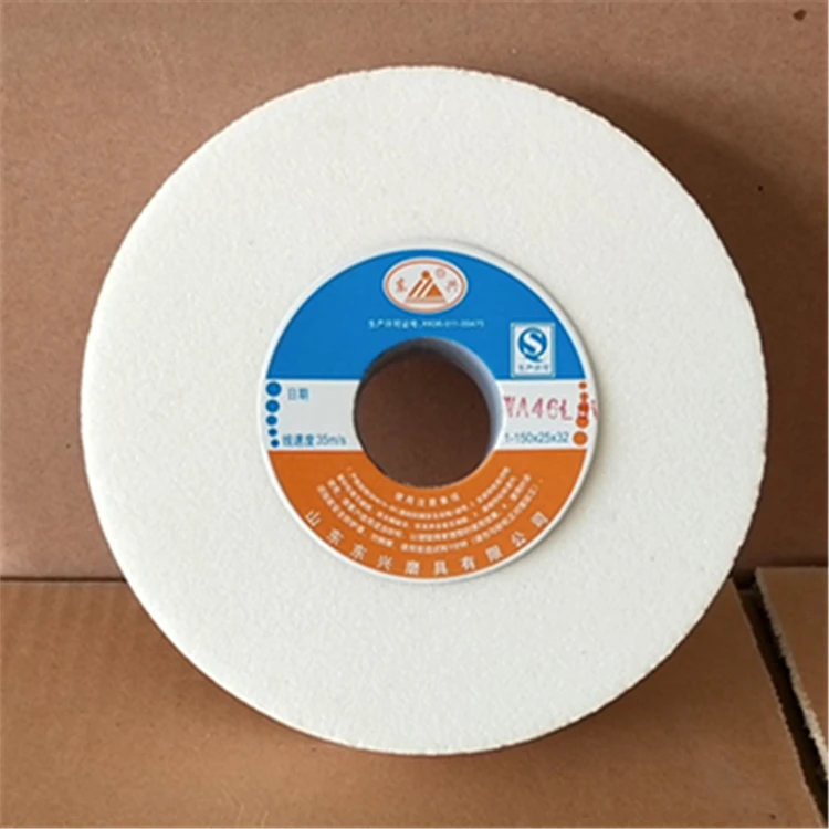 China Ceramic dish grinding wheel white color aluminium oxide