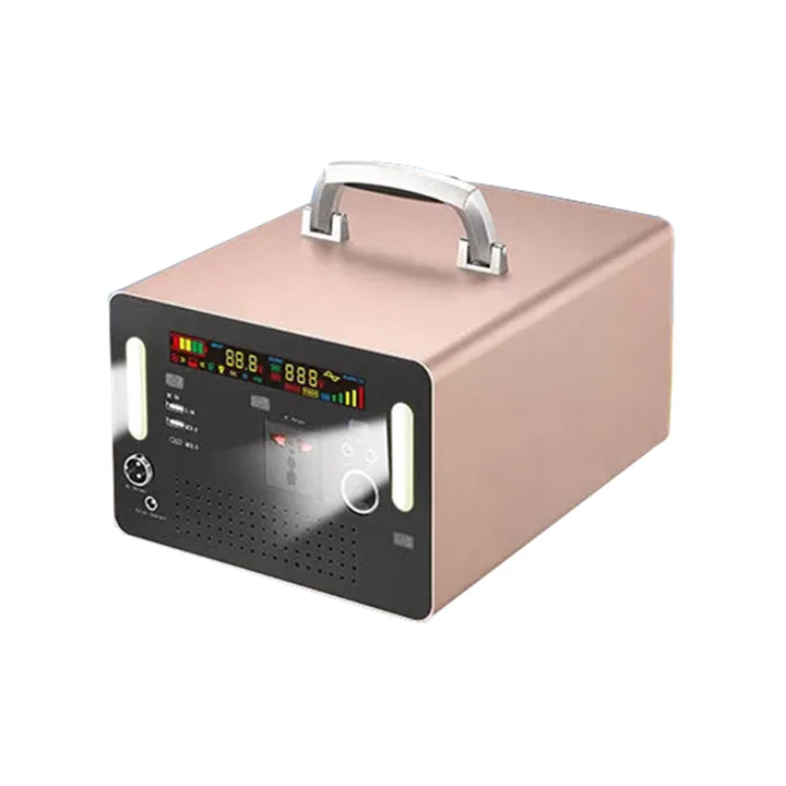 Fast charge portable solar generator 1000w AC DC output portable solar panel generator