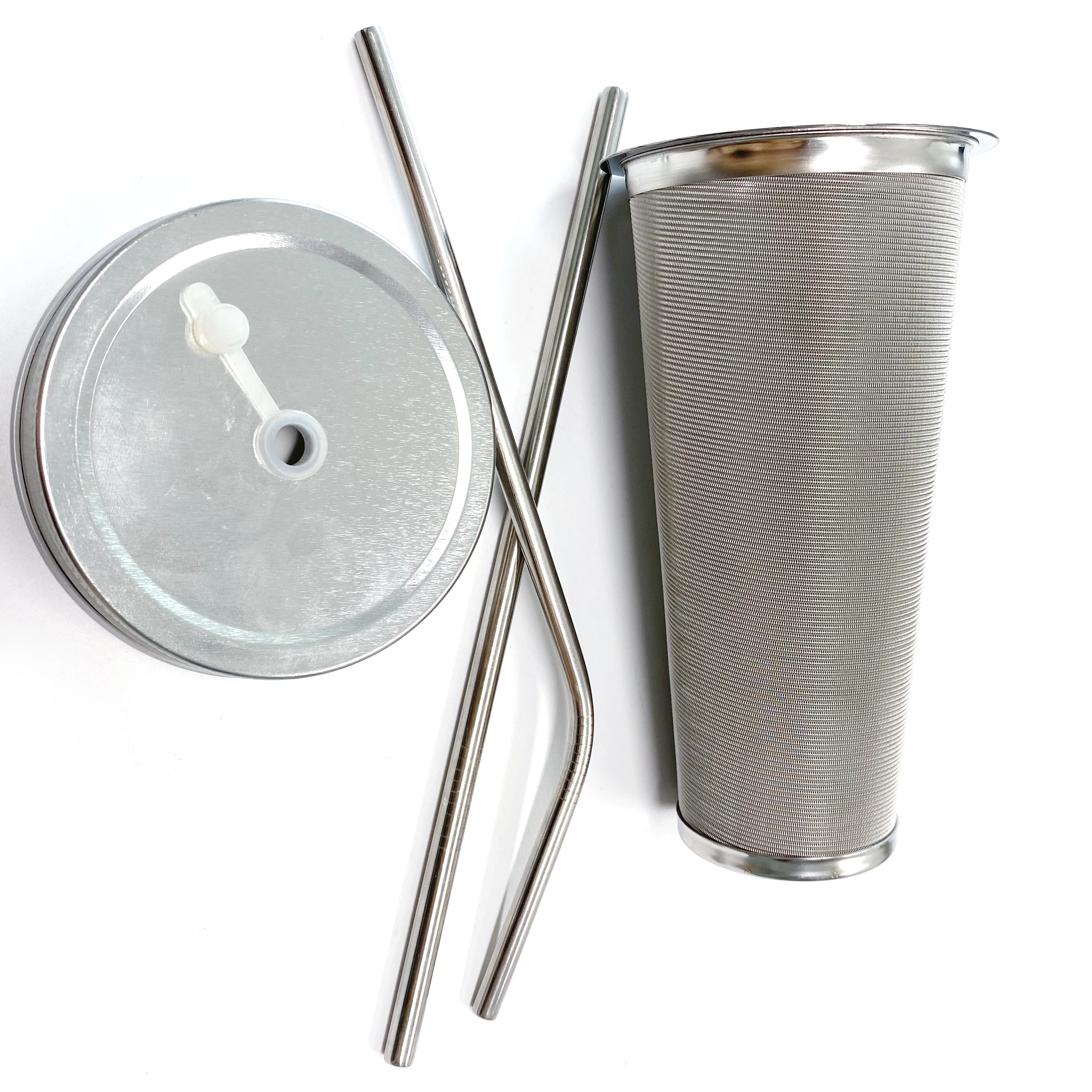 Ultra Fine Dutch Weave Mesh 8x15 Cone Mason Jar Filter Cold Brew Coffee Strainer Home Use Cold Brewing Coffee