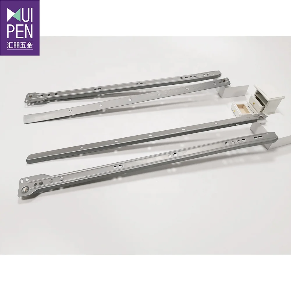 Factory price powder coated paint undermount soft close drawer slides plastic wheel drawer slides drawer slide runner