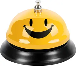 MaxGear 3.35 Inch Metal Call Bell Anti-Rust Construction Restaurant Table Desk Bell Service Call Bell For Office Hospital