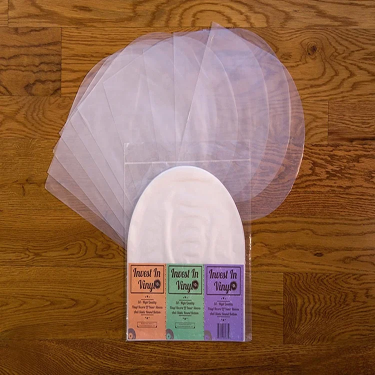 100PCS LP Vinyl Record Inner Sleeves 12 Inch CD Sleeve Vinyl