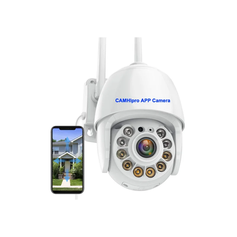 Поставка с завода, 1080P, беспроводная камера видеонаблюдения, камера ночного видения, водонепроницаемая, 2МП, мини-IP-PTZ-купольная камера camhi pro