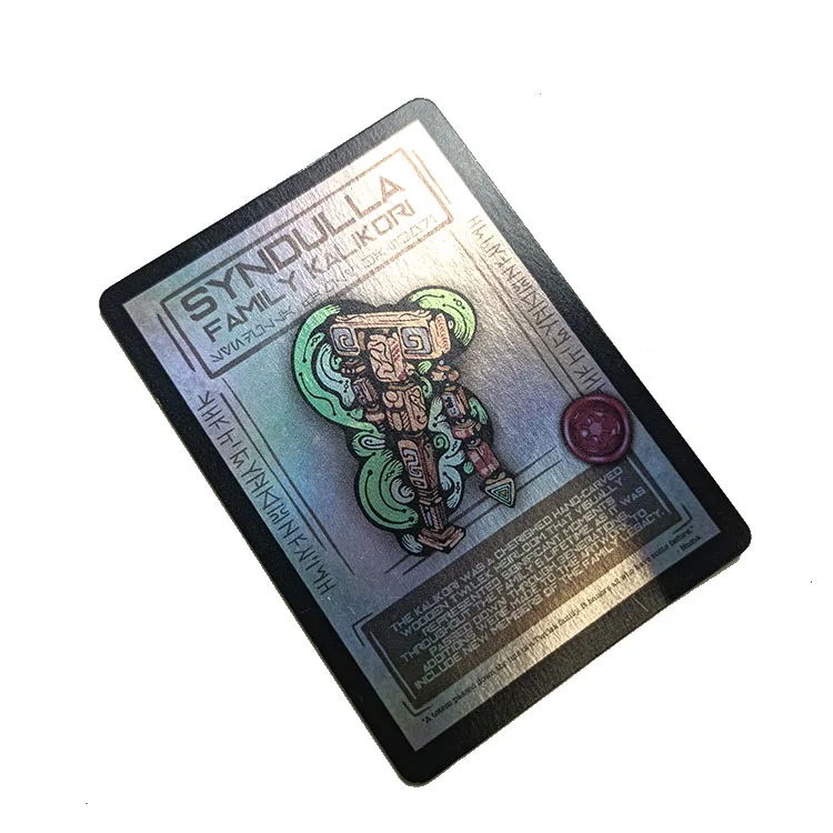 Custom holographic Trading Card Printing Rare Effect Playing game Cards Collectible Cards