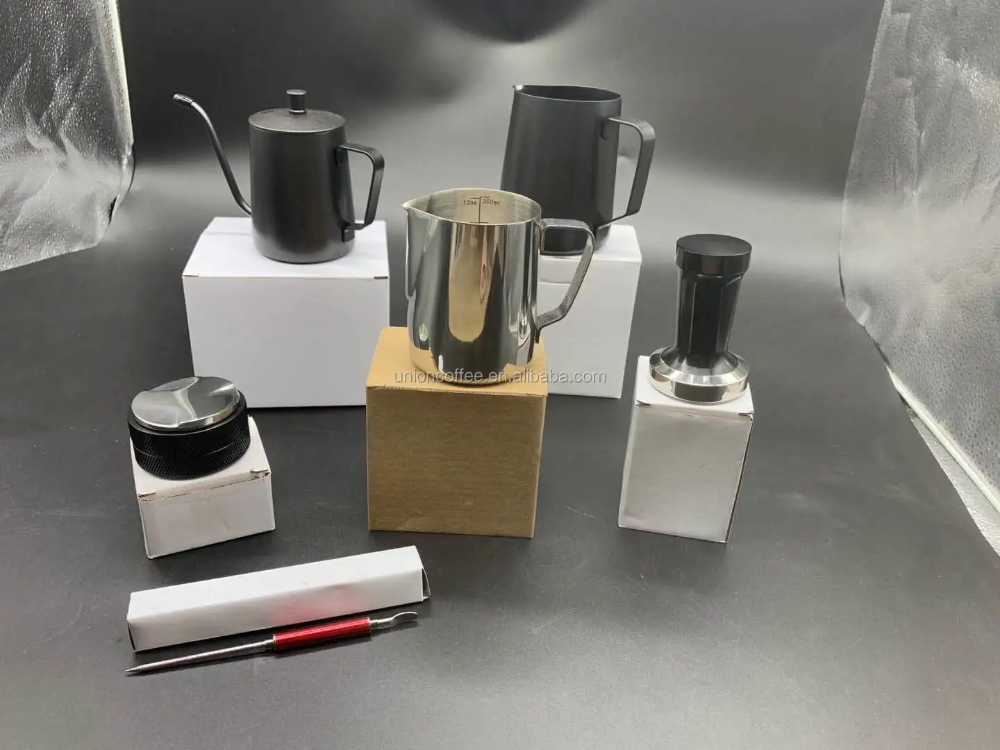 High Quality 350ML Stainless Steel Milk Jug Frothing Cup Metal Coffee Espresso Steaming Milk Pitcher