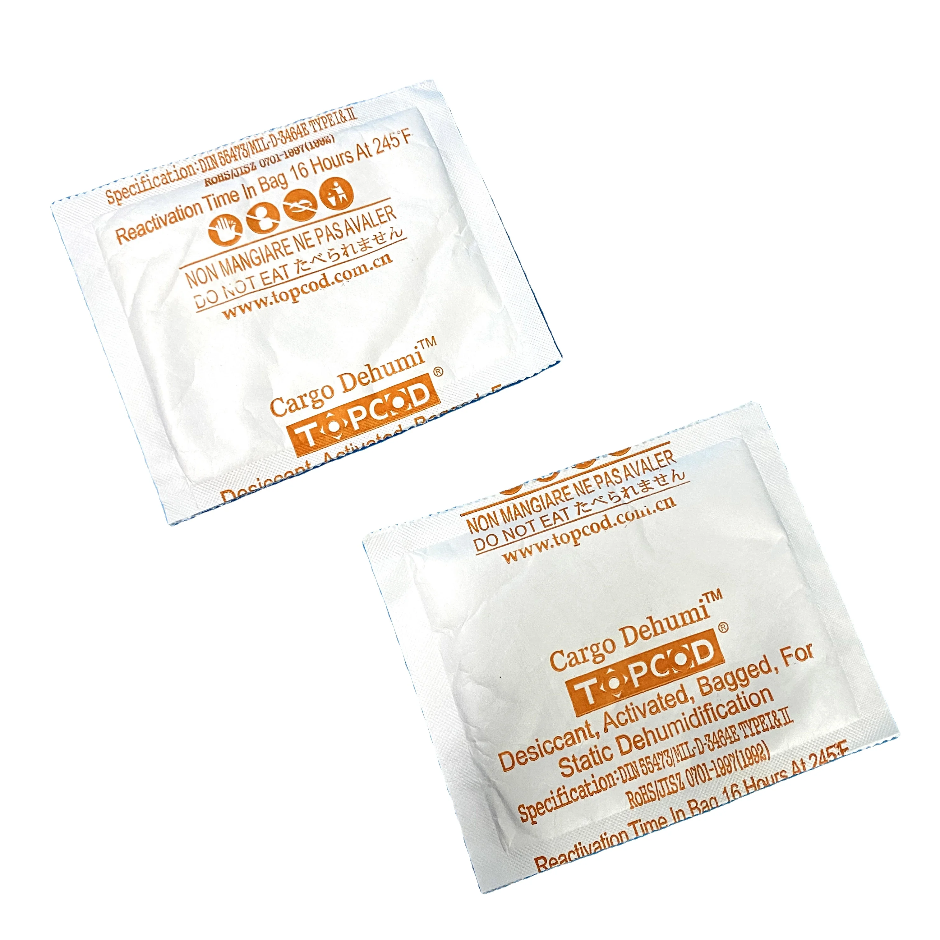 Mildew prevention 50g calcium chloride efficient desiccant for electrical appliances