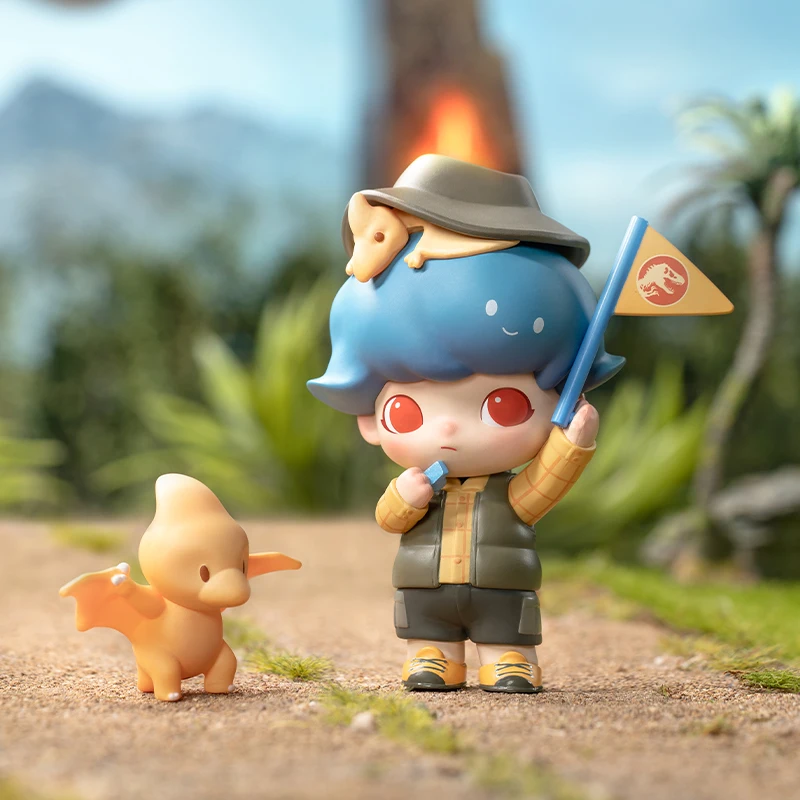 Wholesale POP MART Dimoo Jurassic Worlds Series Mystery Box 1PC/12PCS Blind Box Cute Action Figurine Toy Kids