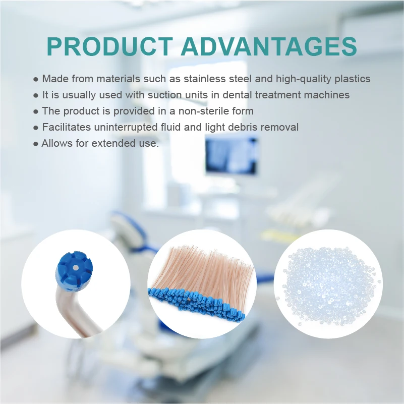 SHENGKANG premium quality Colorful Medical Dental disposable saliva ejector suction tip 1000 pcs/carton