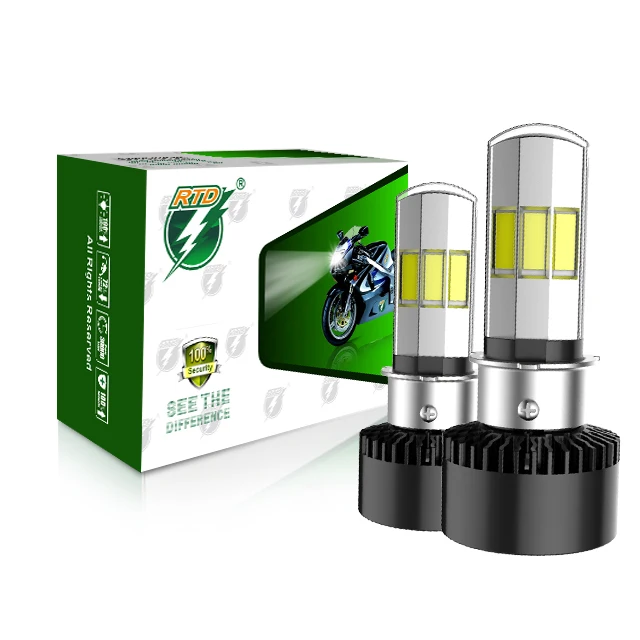 9 80V мотоциклетная светодиодная фара H4 BA20D S2 P15D супер яркий