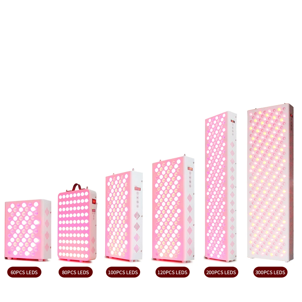 Free Logo Customize 1500W Red Near Infrared Led Light Therapy Near Infrared Lamp Panel Red Light Therapy Device for Pain Relief