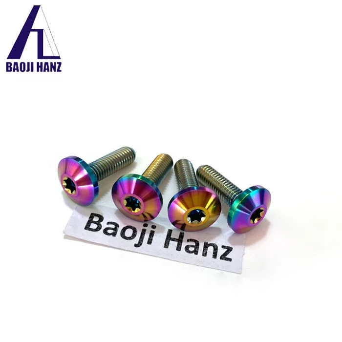 Titanium m2 m3 titanium torx Винт цветной