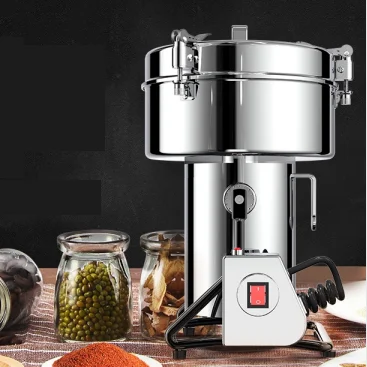 Heavy Duty Professional Commercial Powder Grinder 2kg/h Running Noise Less Small Scale Portable Wheat Flour Home Type
