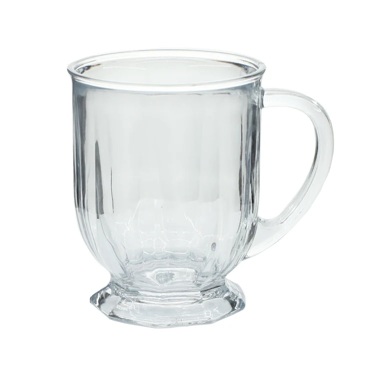 520ml Big glass beer mugs beer glass cup with handle/factory direct sell hot sell wine glasses