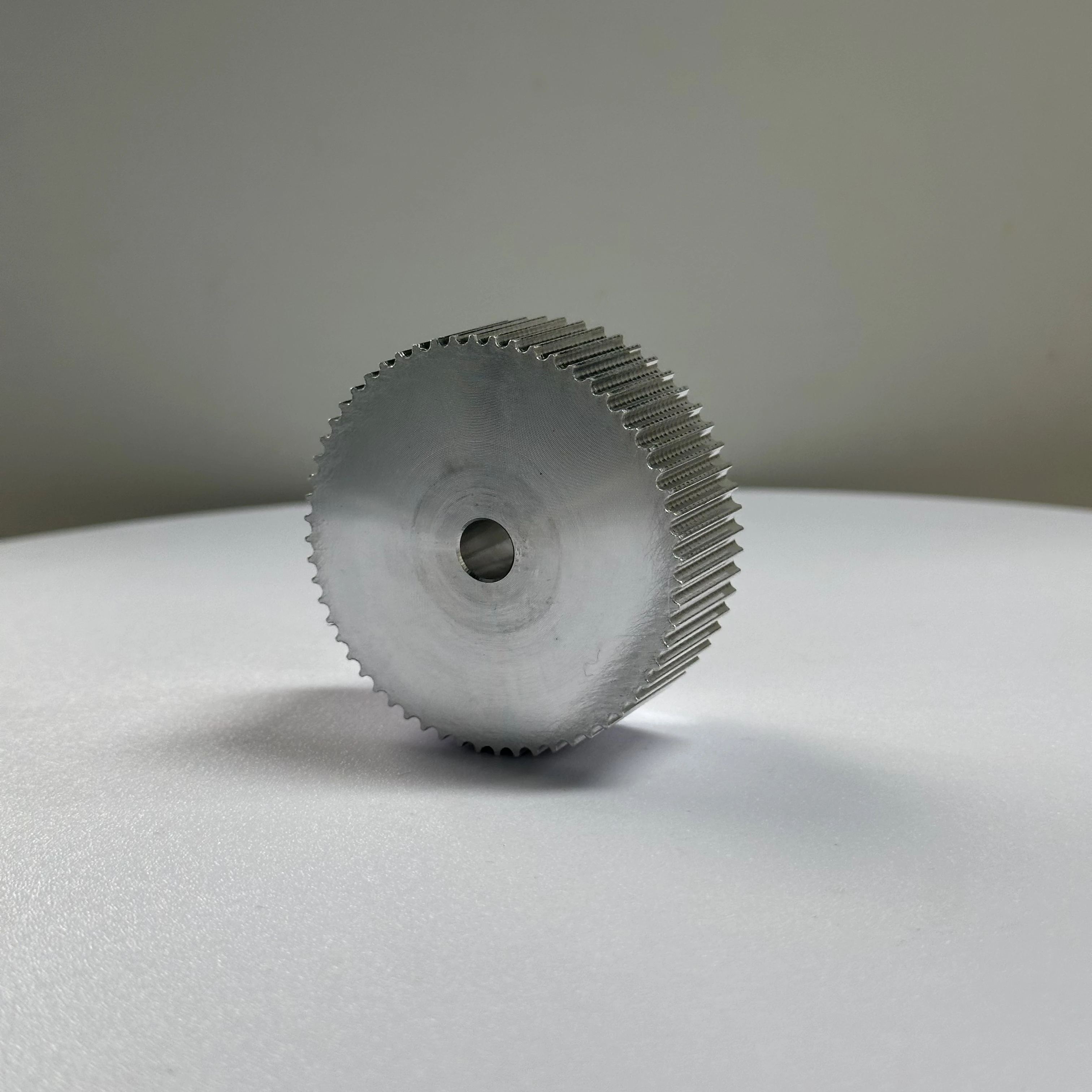 Newest Design OEM Premium High-end 60 Teeth Aluminum Timing Belt Pulley with a Hub