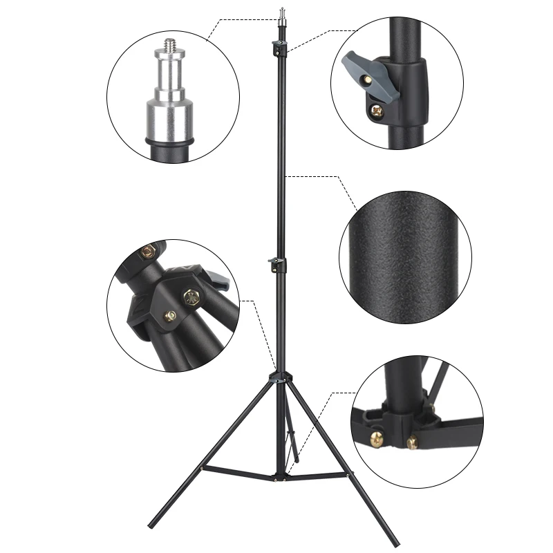  video tripod camera flexible selfie stick manequin set 9ft led phone adjustable height plant dekoratons light stand heavy