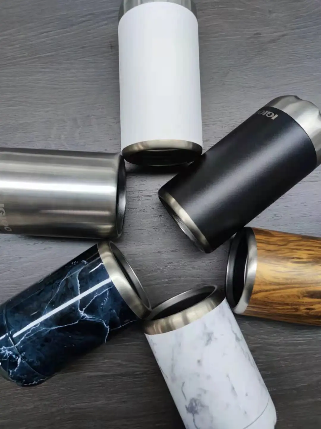 Eco Friendly Customized Stainless Steel Skinny Can Cooler Vacuum Beverage Insulators