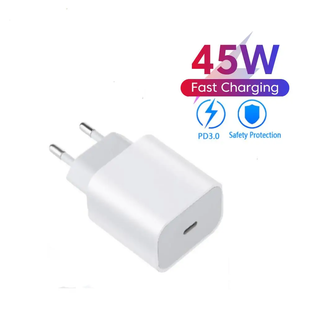 2022 Wholesale Amazon hot selling Mobile Phone Fast Charger Type C wall charger Adapter 45W PD Charger