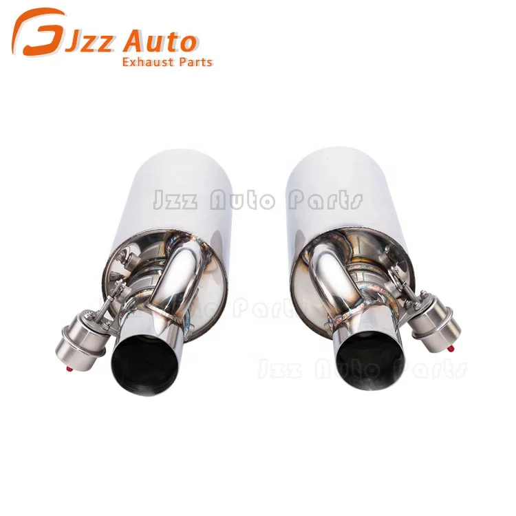 JZZ new product 3 inch Muffler Valve Stainless Steel Middle Silencer valve muffler from China Factory Manufacture