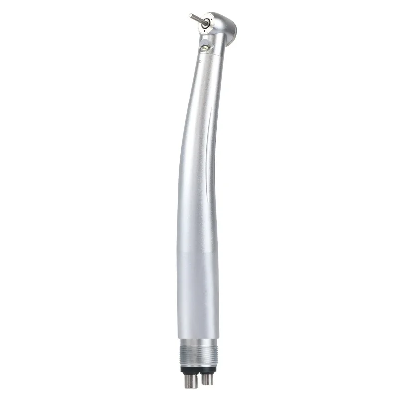 Dental LED High Speed Handpiece 4 Hole Standard Head Air Turbine E-Generator Ceramic Bearing Dentist Tips Triple Water Spray
